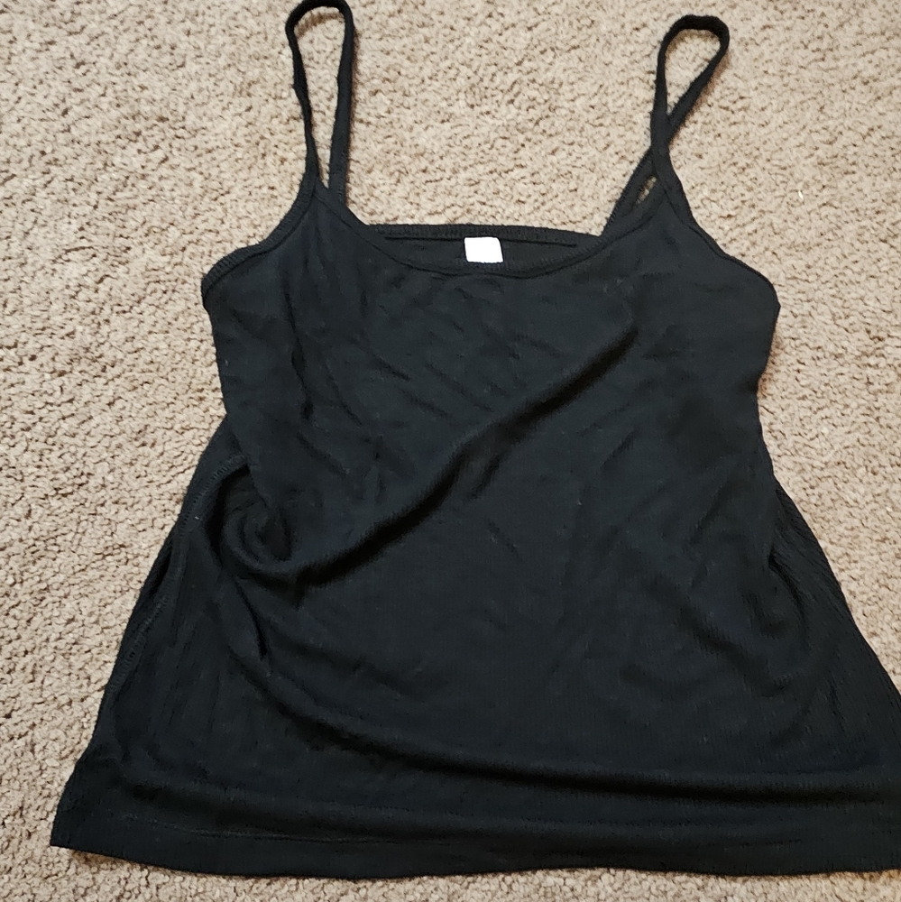 Black stars above tank top